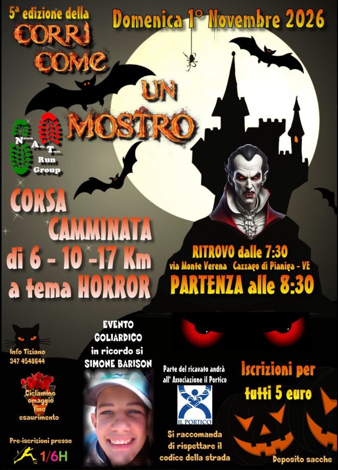 Locandina o copertina: Corri come un mostro · 5ª edizione