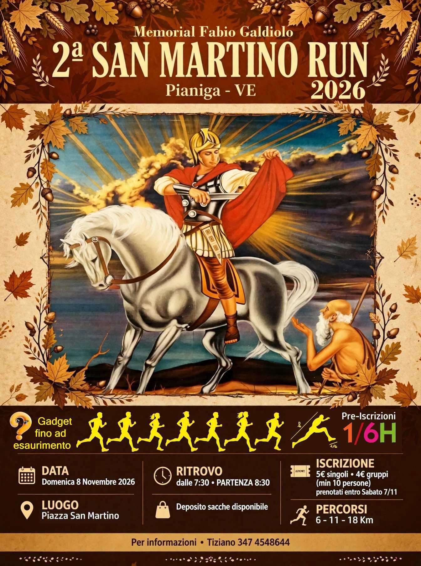 Locandina o copertina: 2ª San Martino Run 2026 · Memorial Fabio Galdiolo